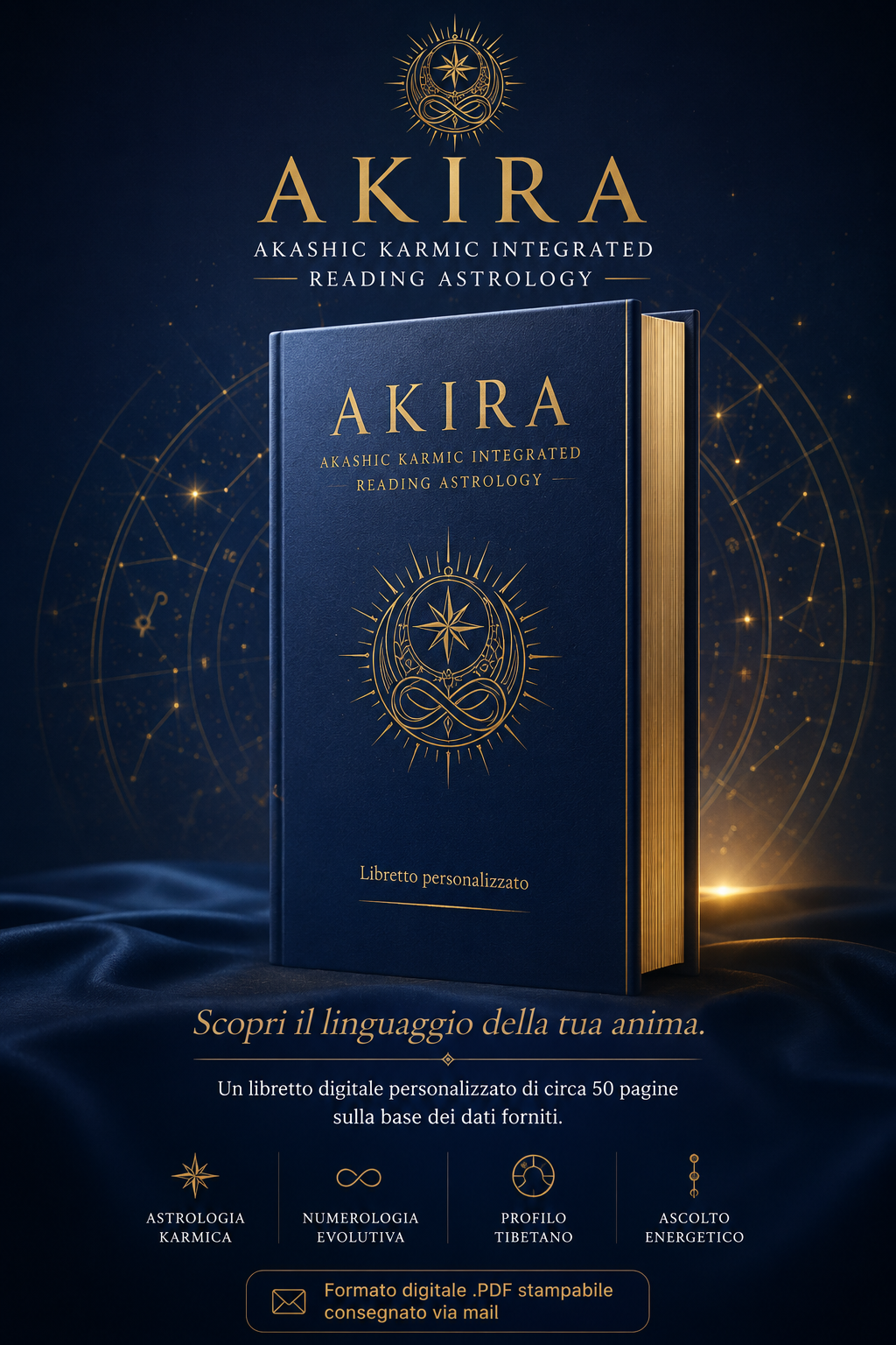 Libretto AKIRA — Akashic Karmic Integrated Reading Astrology